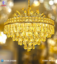 Nordic Crystal Modern Chandelier Lamp ,E-14 holder( 600 DM) JH-313