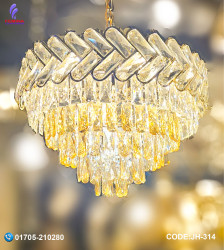 Crystal Modern Chandelier Lamp ,E-14 holder( 600 DM) JH-314