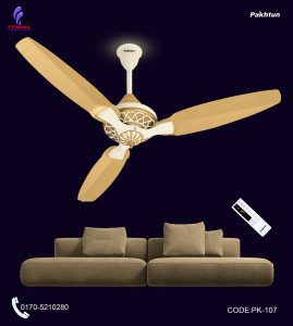 New -24% Pakhtun Pasha 52-inch BLDC Inverter Ceiling Fan (Chrome Beige) | PK-107