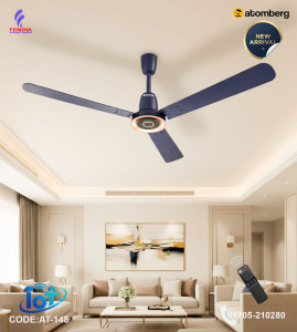 Atomberg Studio Nexus Smart 1400mm BLDC Ceiling Fan with IoT & Remote Control |Ritz Blue| AT-148